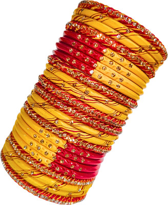 SHADI JODA Lac Bangle Set(Pack of 24)