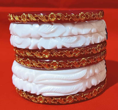 pmbazar Shell Gold-plated Shakha Pola(Pack of 4)