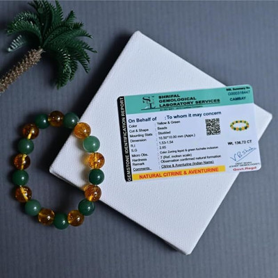 DVISHA Stone Beads, Crystal Bracelet