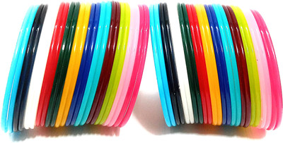 KB Corner Plastic Bangle Set(Pack of 48)