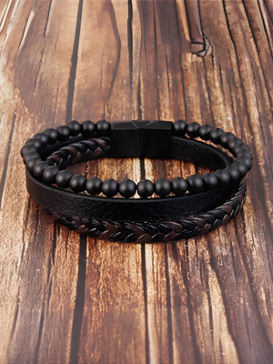 Karishma Kreations Leather Bracelet