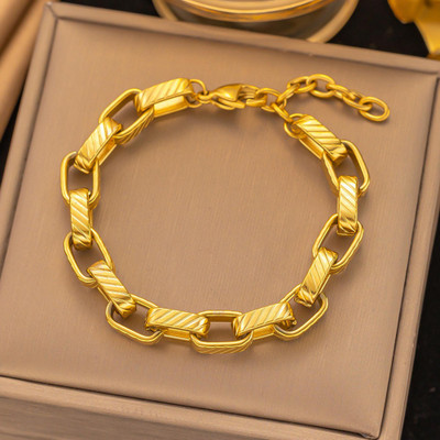 MYKI Stainless Steel Gold-plated Bracelet