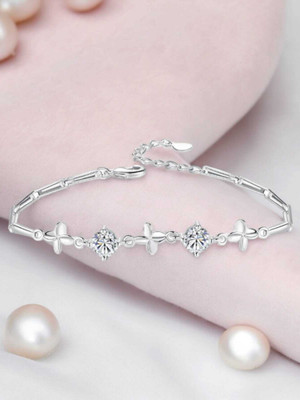Nilu's Collection Copper, Alloy Sterling Silver Bracelet