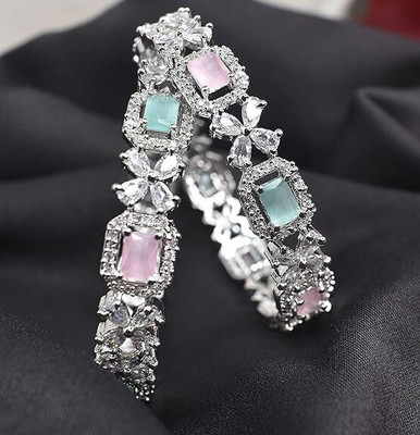 DENICRAAS Alloy Bangle Set(Pack of 2)