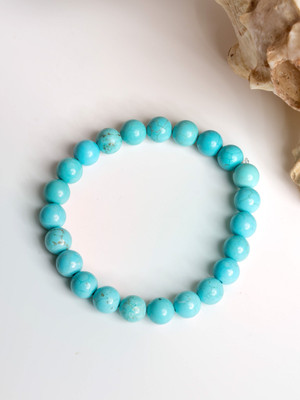 Look And Adorn Turquoise Crystal Bracelet