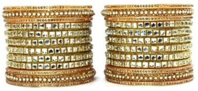 SHOPNADE Plastic, Alloy Zircon Bangle Set(Pack of 2)