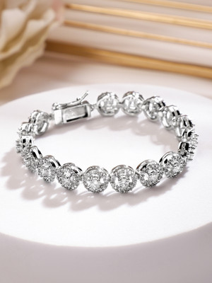 RUBANS Brass Silver Bracelet