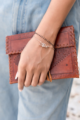 Rare Blings Stainless Steel Cubic Zirconia Gold-plated Charm Bracelet