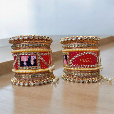TK Creation Plastic Zircon Chudas(Pack of 2)