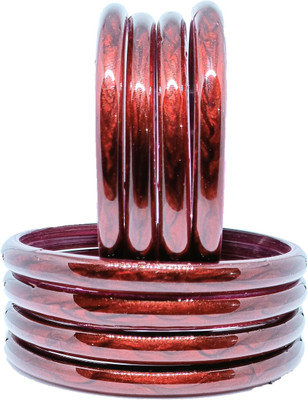 LYBASHINE Glass Bangle Set(Pack of 8)