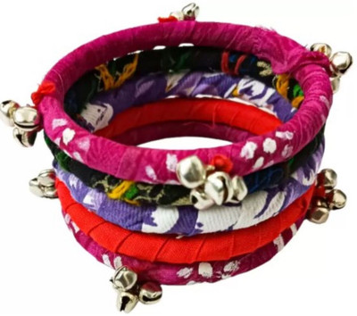 M/s. Nature Trade Fabric Bangle Set(Pack of 6)