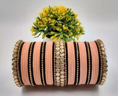 ZADLAXAR Metal Zircon Bangle Set