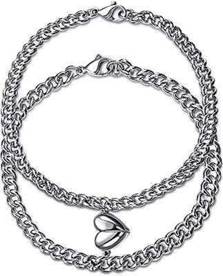 ADF Mother of Pearl Pearl Charm Bracelet