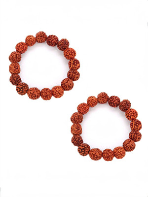 PETRICHOR Rudraksha Bracelet Set(Pack of 2)