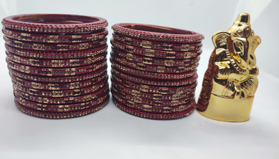 LUCKY SUHAG CHURA Lac Bangle Set(Pack of 24)