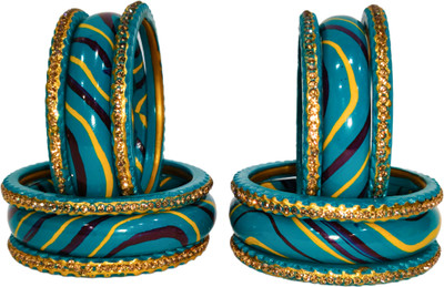 Lahthi Wala Lac Bangle Set(Pack of 10)