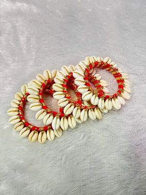 waheguru Plastic Bangle Set(Pack of 4)