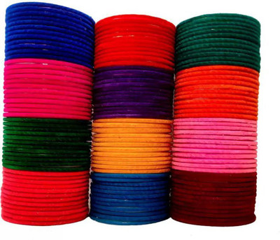 mahakalji Glass Bangle Set(Pack of 144)