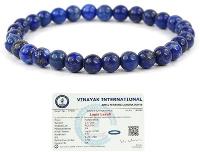 DVISHA Stone Beads, Crystal, Lapis Lazuli Bracelet