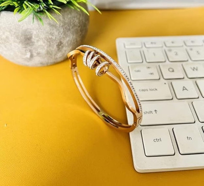STYLEKRAFT Brass, Alloy, Stainless Steel Bracelet Set