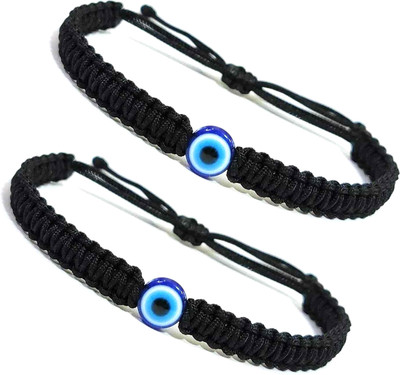 RVM Jewels Leather Bracelet(Pack of 2)