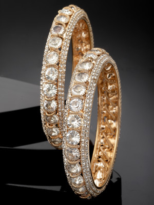 Sukkhi Alloy Gold-plated Bangle Set(Pack of 2)