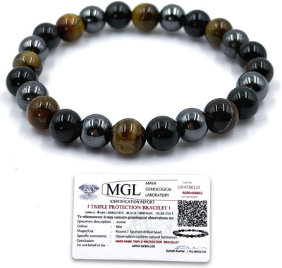 Elite Wrist Crystal, Tiger's Eye, Black Obsidian Beads, Agate, Crystal, Jade, Quartz Bracelet
