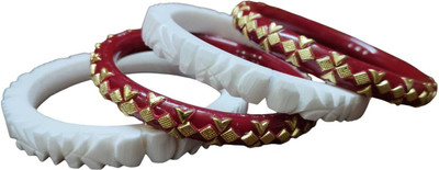 star variety mart Shell Gold-plated Bangle Set(Pack of 4)