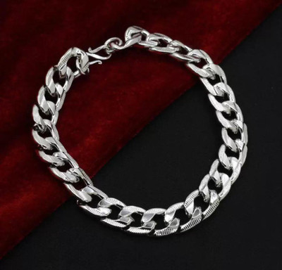 Deary Stainless Steel Silver Coated Bracelet