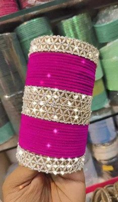 NIMRAEX Brass, Copper Beads Brass Bangle Set