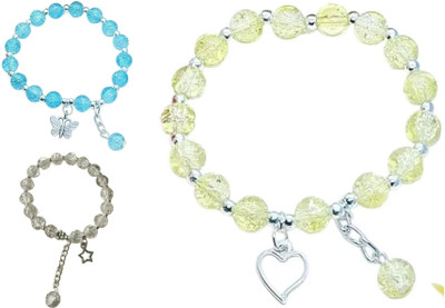 SBSONSCREATION Mother of Pearl Bracelet(Pack of 3)