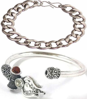 IKONKARR Alloy, Stainless Steel Bracelet(Pack of 2)