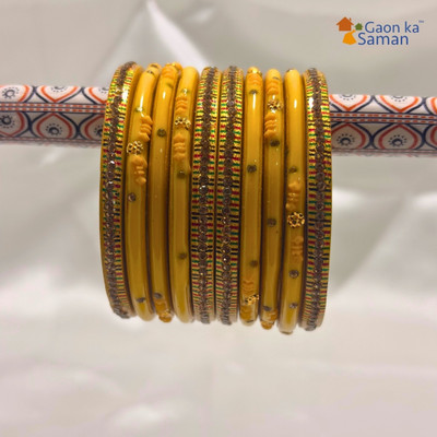 gaonkasaman Lac Bangle Set(Pack of 10)