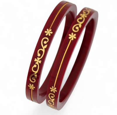 R P jewels Plastic Bangle(Pack of 2)