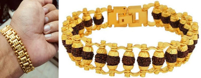 P R Production Brass Bracelet(Pack of 2)