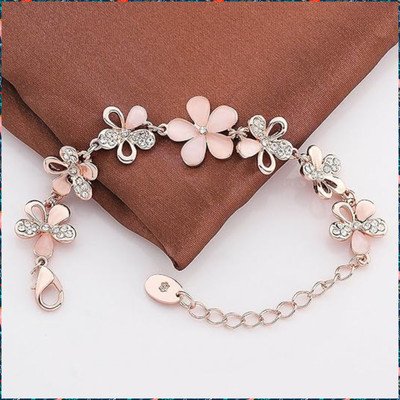 JDENTERPRISES Alloy Cubic Zirconia Bracelet