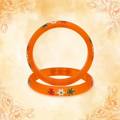 LUV FASHION Plastic Bangle(Pack of 2)