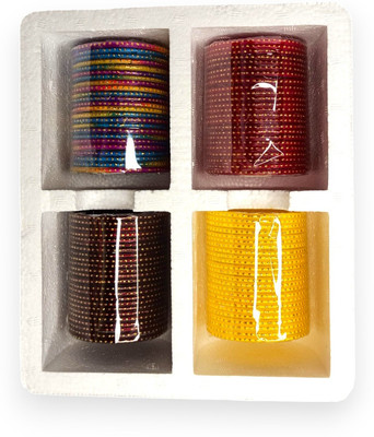 RP BADLAS Glass Bangle(Pack of 4)