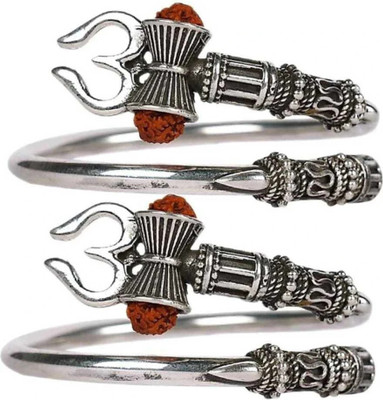 m a enterprises Brass Silver Kada(Pack of 2)