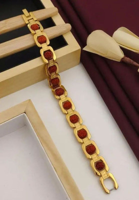 Avelux Rudraksha Gold-plated Bracelet