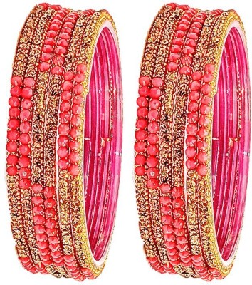 LYBASHINE Glass Cubic Zirconia Gold-plated Bangle Set