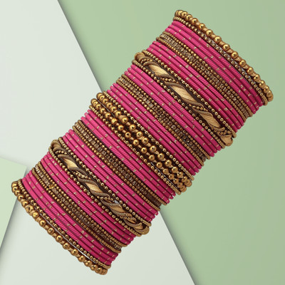 LYBASHINE Alloy Cubic Zirconia Gold-plated Bangle Set