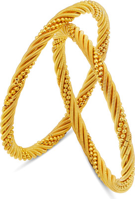 Sukkhi Alloy Gold-plated Bangle Set(Pack of 2)