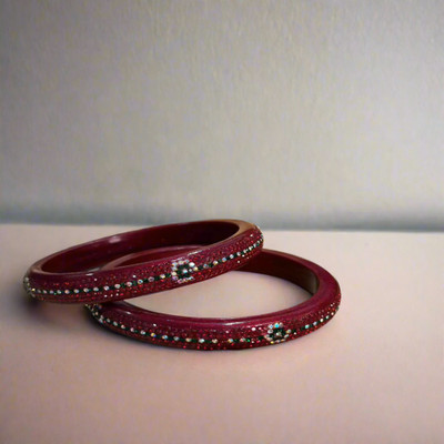 gaonkasaman Lac Bangle Set(Pack of 2)