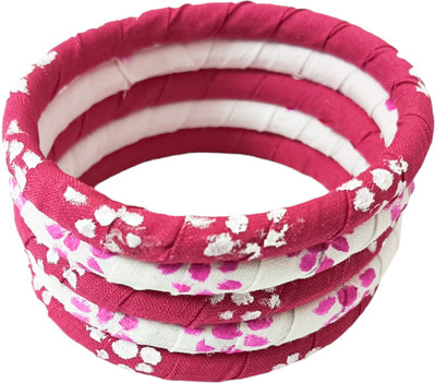Soundarya boutique Fabric Bangle Set(Pack of 5)