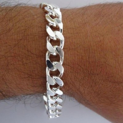 Deary Stainless Steel Silver Coated Bracelet