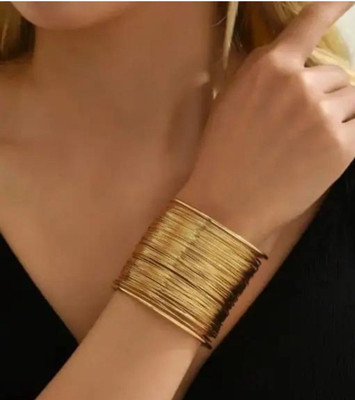 KIA CREATION Brass Bangle Set(Pack of 12)