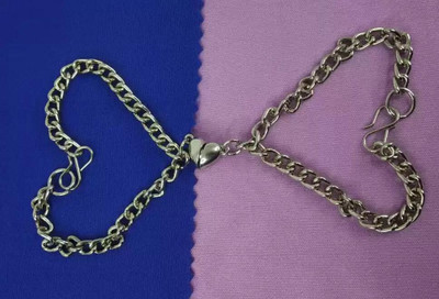 RV jewels Alloy Rhodium Bracelet Set(Pack of 2)