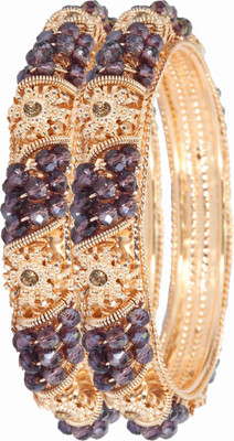 NMII Alloy Zircon Kada(Pack of 2)