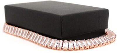 Wynona Crystal Rhodium Charm Bracelet